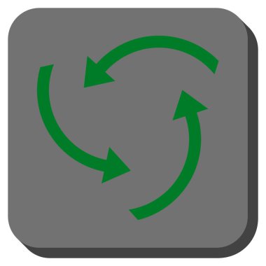 Oklar yuvarlatılmış kare vektör simge girdap