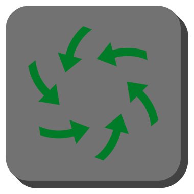 Oklar yuvarlatılmış kare vektör simge girdap