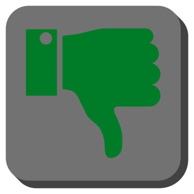 Yuvarlatılmış Kare vektör simgesi parmak