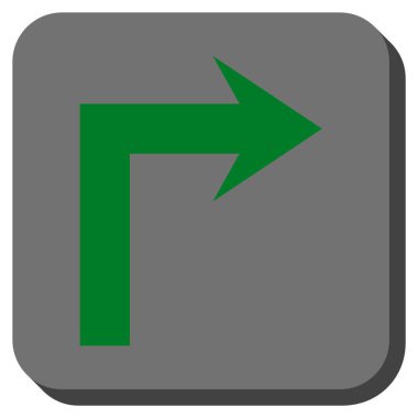 Doğru yuvarlatılmış kare vektör simge açmak