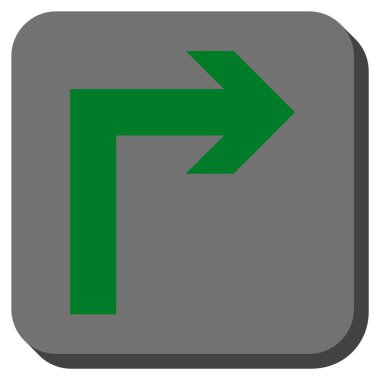 Doğru yuvarlatılmış kare vektör simge açmak