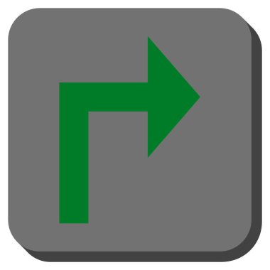 Doğru yuvarlatılmış kare vektör simge açmak