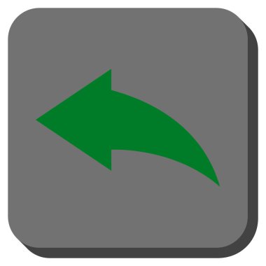 Yuvarlatılmış Kare vektör simgesi geri al