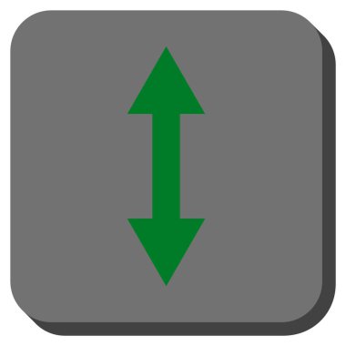 Dikey Çevir yuvarlatılmış kare vektör simgesi