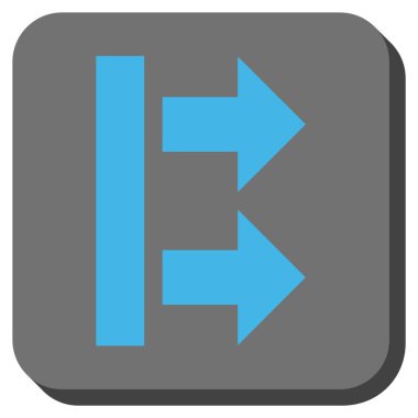 Doğru yuvarlatılmış kare vektör simge getir