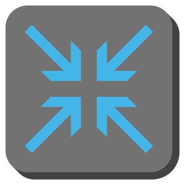 Oklar yuvarlatılmış kare vektör simge collide