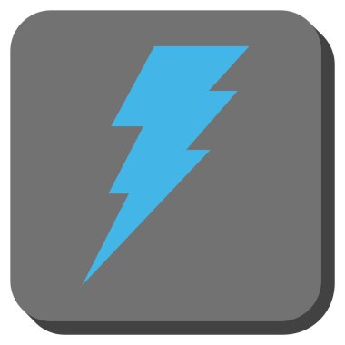 Yuvarlatılmış Kare vektör simge yürütmek