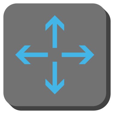 Oklar yuvarlatılmış kare vektör simgesini genişletin