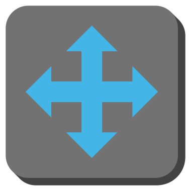 Oklar yuvarlatılmış kare vektör simgesini genişletin