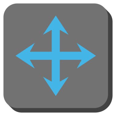 Oklar yuvarlatılmış kare vektör simgesini genişletin