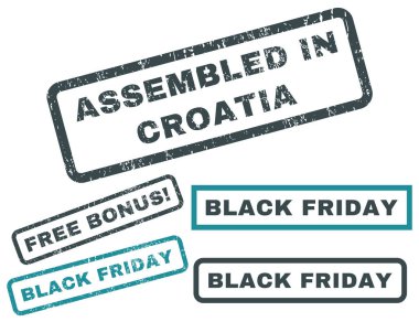 Hırvatistan lastik damgalamak içinde monte