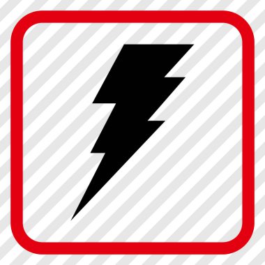 Vektör simgesi bir çerçeve içinde yürütmek