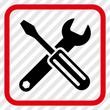 Seçenekleri vektör simgesi bir çerçeve içinde