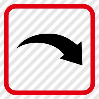 Vektör simgesi bir çerçeve içinde Yinele