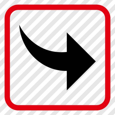 Vektör simgesi bir çerçeve içinde Yinele