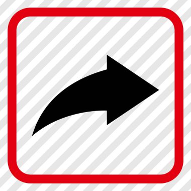 Vektör simgesi bir çerçeve içinde Yinele