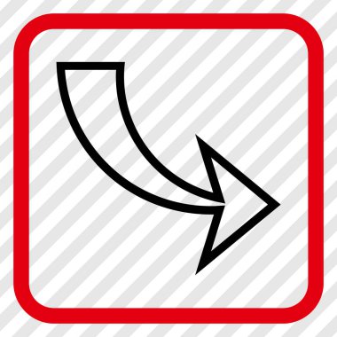 Vektör simgesi bir çerçeve içinde Yinele