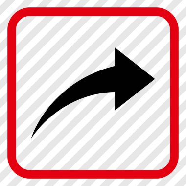 Vektör simgesi bir çerçeve içinde Yinele