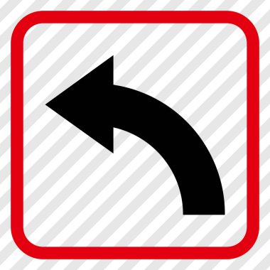 Sol vektör simgesi bir çerçeve içinde döndürme