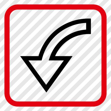 Sol vektör simgesi bir çerçeve içinde döndürme