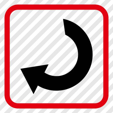 Vektör simgesi bir çerçeve içinde döndürme