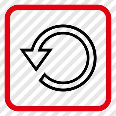 Vektör simgesi bir çerçeve içinde döndürme