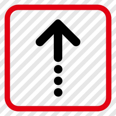 Vektör simgesi bir çerçeve içinde gönder