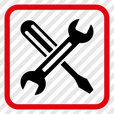 Vektör simgesi bir çerçeve içinde ayarlama