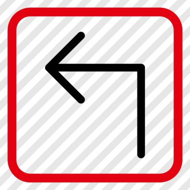 Sol vektör simge bir çerçevede açmak