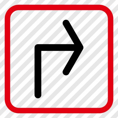 Doğru vektör simge bir çerçevede açmak