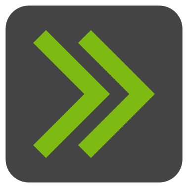 ÜST KRKT değil düz vektör simgesi kare