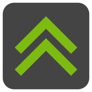 Düz kare vektör simge kayması