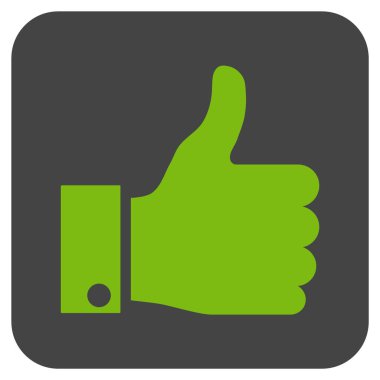 Düz yukarı vektör simgesi kare