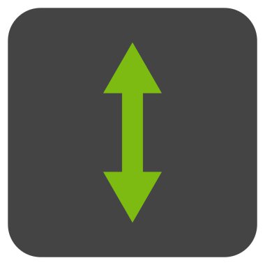 Vektör simge Dikey Çevir düz kare