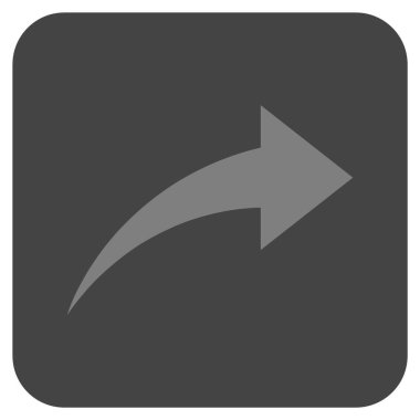 Düz kare vektör simge Yinele