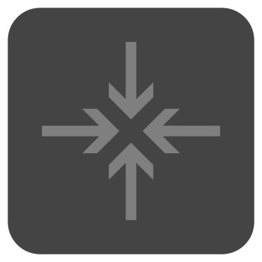 Oklar düz kare vektör simge azaltmak