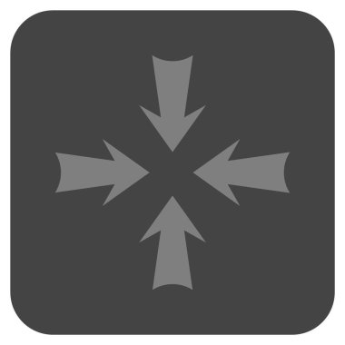 Oklar düz kare vektör simge azaltmak