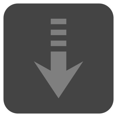 Düz kare vektör simgesi gönder