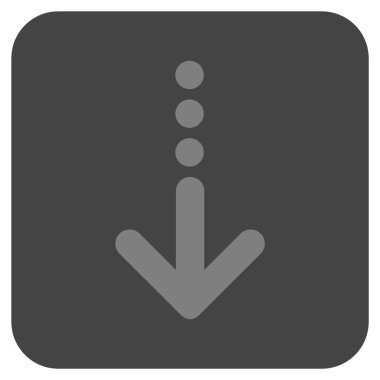 Düz kare vektör simgesi gönder