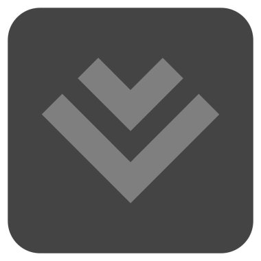 Düz kare vektör simgesi kaydır