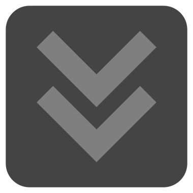 Düz kare vektör simgesi kaydır