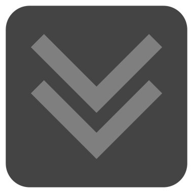 Düz kare vektör simgesi kaydır