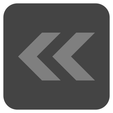 Sol düz kare vektör simge vardiya