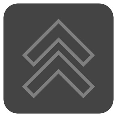 Düz kare vektör simge kayması