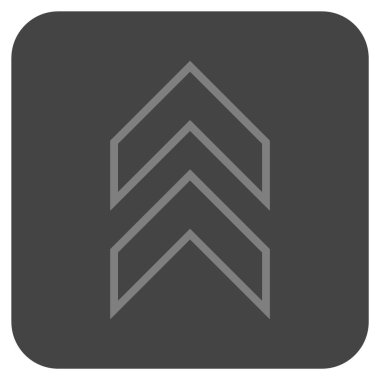 Düz kare vektör simge kayması