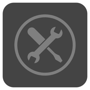 Düz kare vektör simge ayarlama