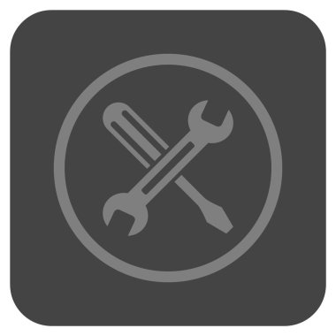 Düz kare vektör simge ayarlama