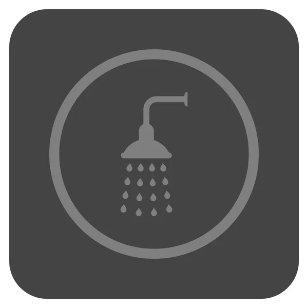 シャワー フラット直角ベクトル アイコン — ストックベクタ