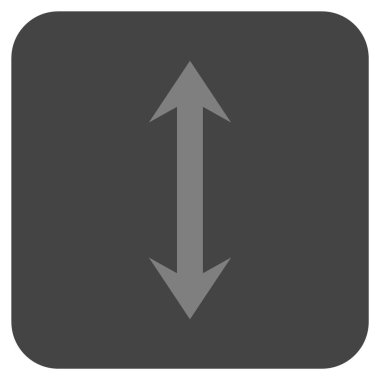 Vektör simge Dikey Çevir düz kare