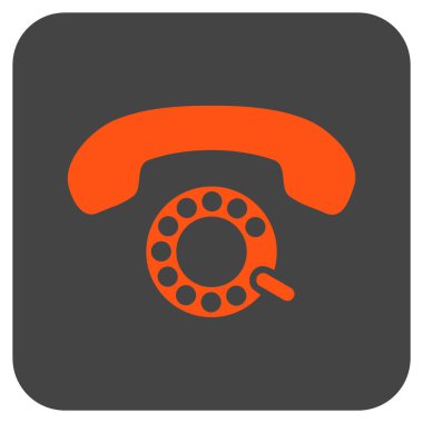 Darbe düz çevirme vektör simgesi kare